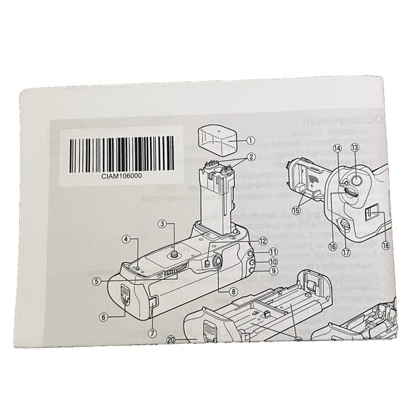 Canon BG-E16 Battery Grip for EOS 7D Mark II **2 Battery Magazines Original Box - Picture 16 of 16